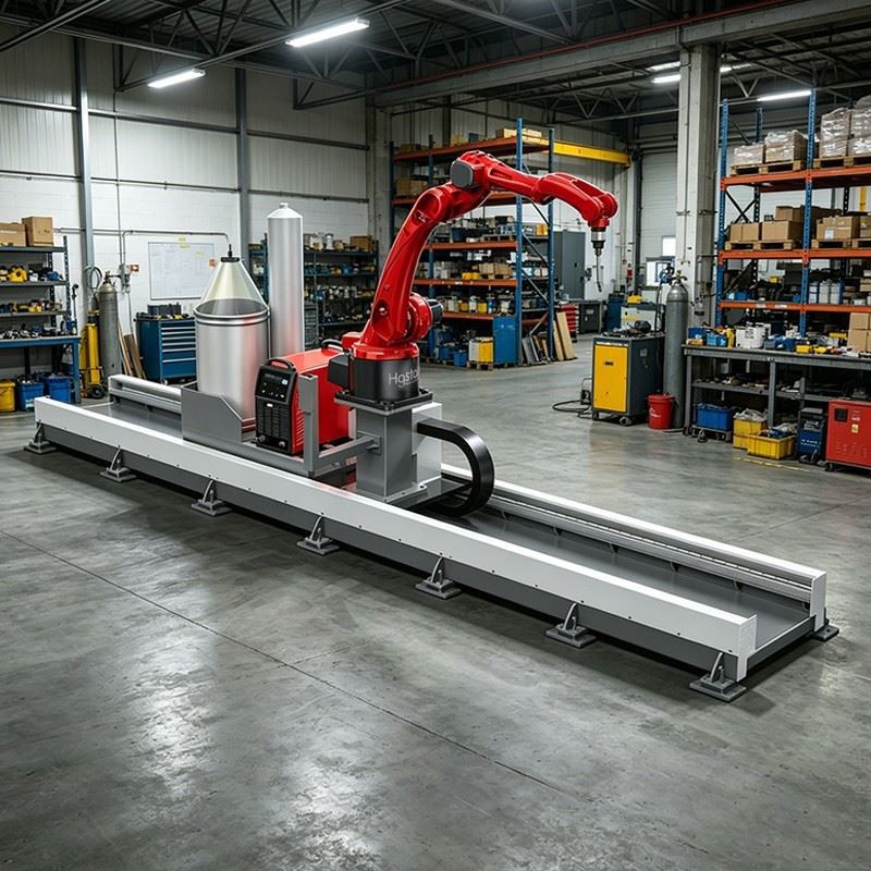 Industrial 6 Axis Welder Robot Arm Automatic 3D Laser Welding Machine factory
