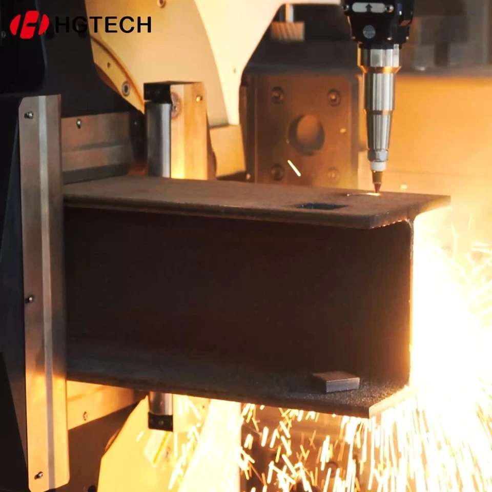 Automatic H Beam 3 Chuck Tube Laser Cutting Machine suppliers