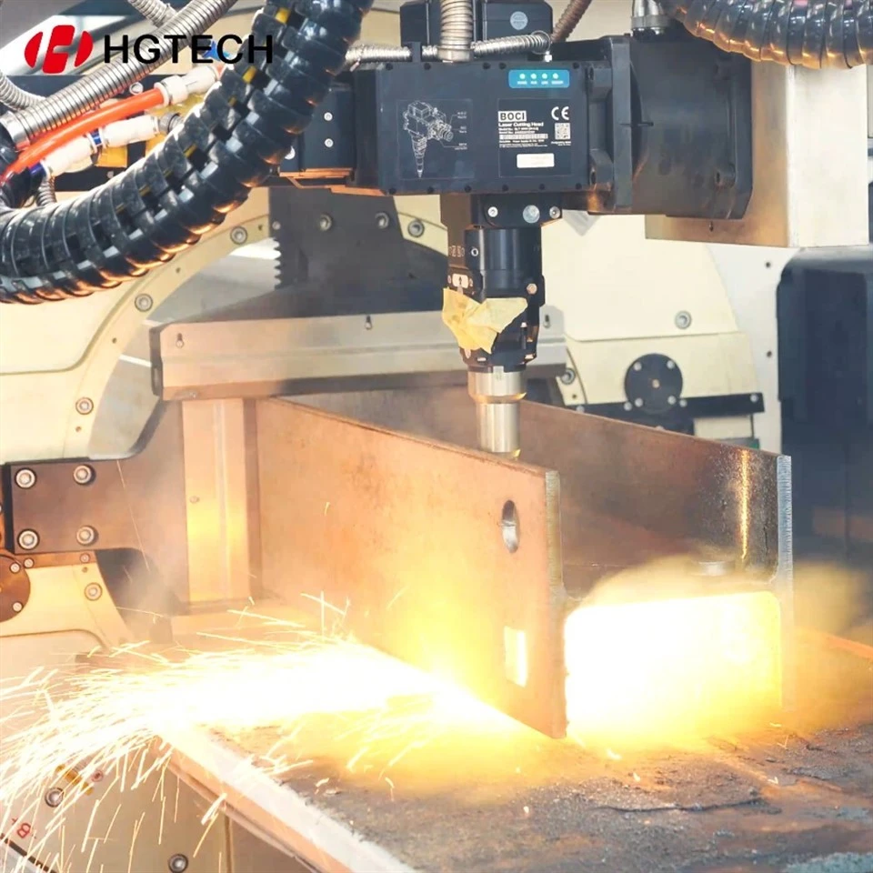 Automatic H Beam 3 Chuck Tube Laser Cutting Machine best